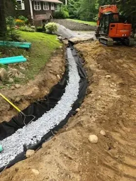 Site grading work in progress